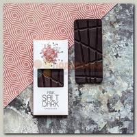 Шоколад 'Pink Salt Dark' с розовой солью 45 гр