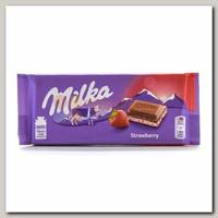 Шоколад Милка Milka Strawberry 100 гр