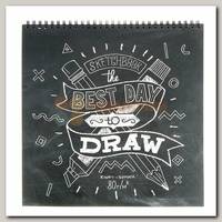 Скетчбук 'Best day to draw'