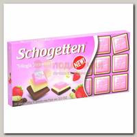Шоколад Schogetten Trilogia Strawberry 100 гр